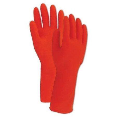 MAGID Chem & Liquid Gloves, Orange, 12 PK R843-9